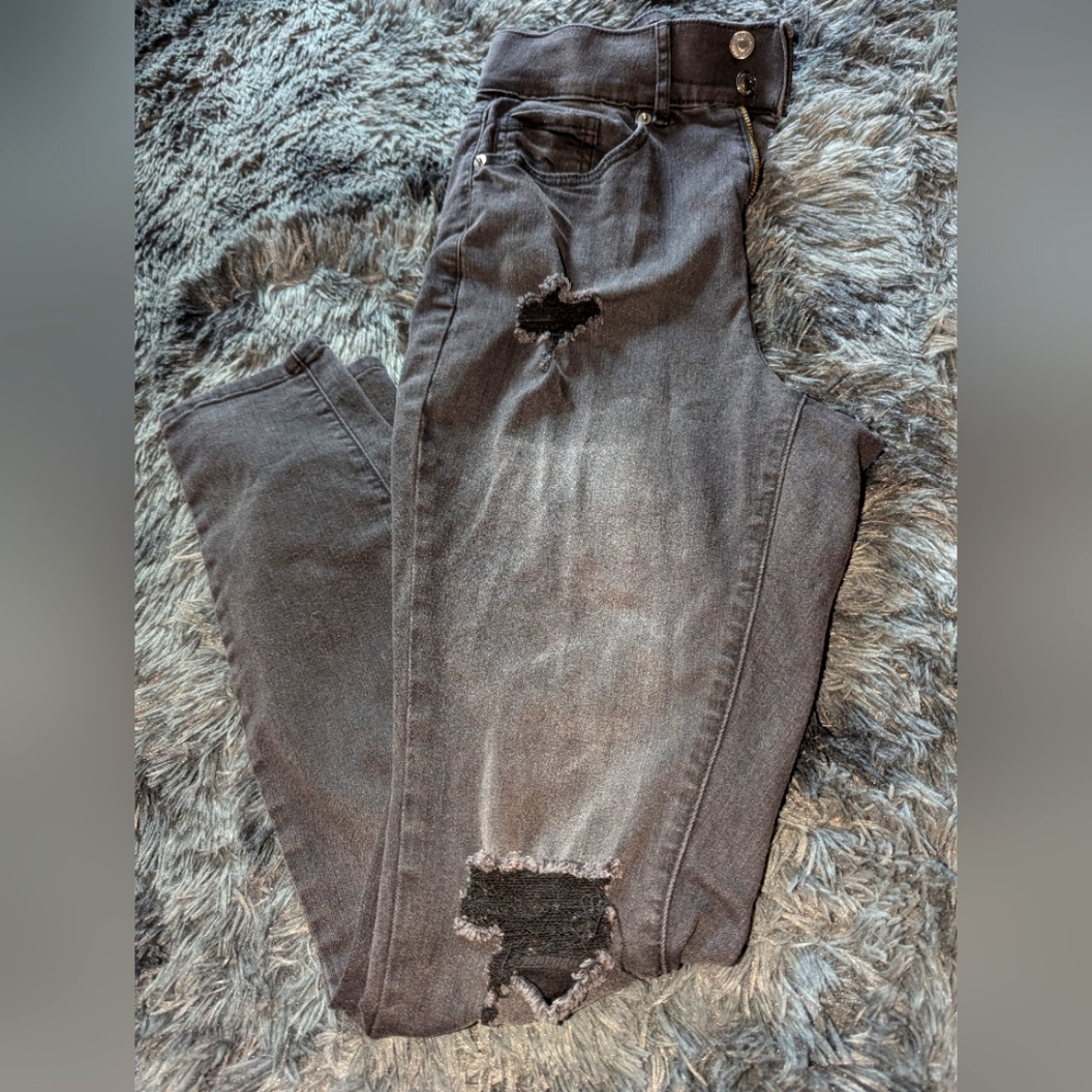 Fashion to Figure Blue And Charcoal Skinny Jeans